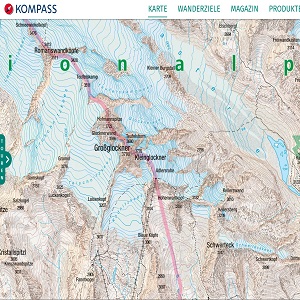 Mapa Alpy