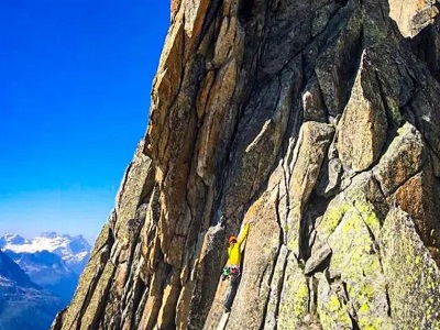 Alpy - polecane drogi 6a i 6a+ w rejonie Mont Blanc