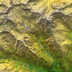 Mapa Tatry Wysokie