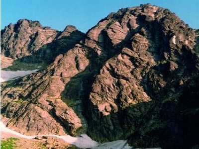 Tatry - Kieżmarski od południa topo