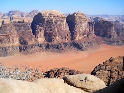 Wspinanie w Wadi Rum - Jordania